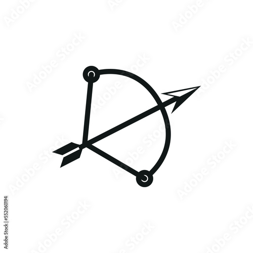bow and arrow icon archery icon, vector.
