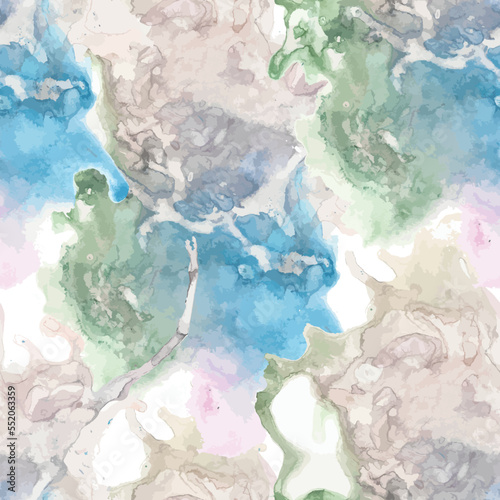 Abstract background marble texture. Watercolor. Vector illustration