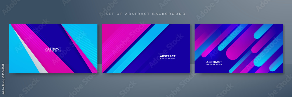Fototapeta premium Abstract technology background with blue and pink color gradient. Hi-tech computer digital technology concept. Abstract technology communication vector illustration.