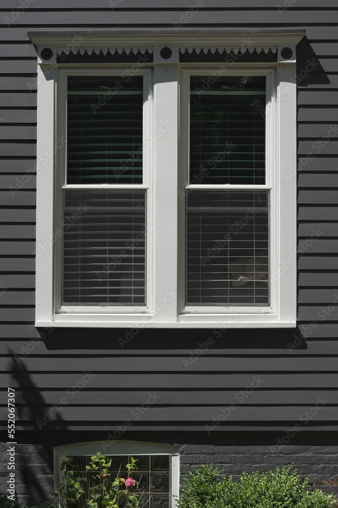 window with shutters