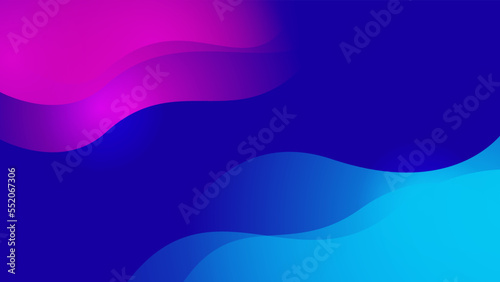 Fototapeta Naklejka Na Ścianę i Meble -  Abstract technology background with blue and pink color gradient. Hi-tech computer digital technology concept. Abstract technology communication vector illustration.