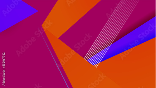 Wallpaper Mural Abstract magenta blue and orange gradient background with technology and speed motion concept Torontodigital.ca