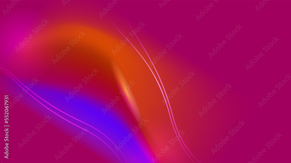 Abstract magenta blue and orange gradient background with technology and speed motion concept Abstract magenta blue and orange gradient background with technology and speed motion concept
