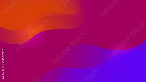 Abstract magenta blue and orange gradient background with technology and speed motion concept © Badr Warrior
