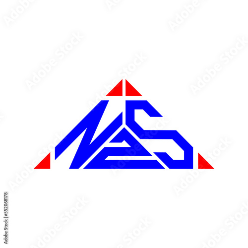 NZS letter logo creative design with vector graphic, NZS simple and modern logo. photo