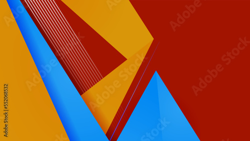 Wallpaper Mural abstract red blue orange background Torontodigital.ca