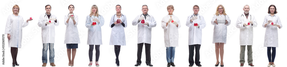 laboratory assistant holding a flask with liquid isolated laboratory assistant holding a flask with liquid isolated