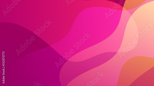Modern trendy viva magenta 2023 background with pink magenta and orange gradient color. Vector illustration abstract graphic design banner pattern presentation background web template. © Badr Warrior
