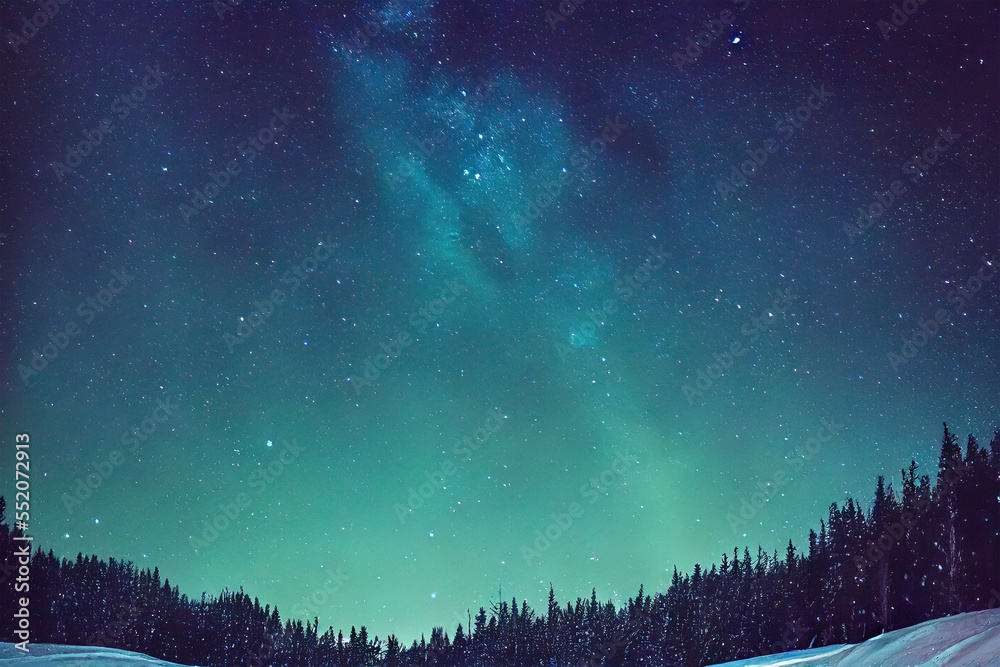 starry night sky
