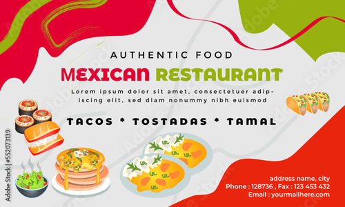 background with food banner