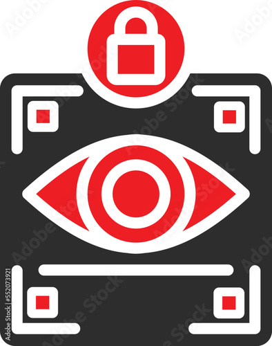 Retina Security Vector Icon
