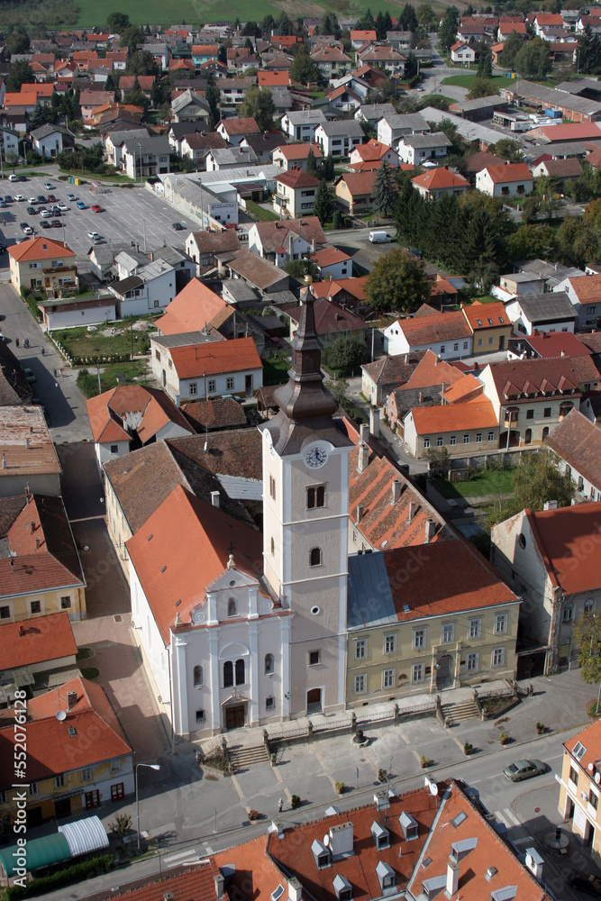 Obraz premium The parish church of St. Anne in Krizevci, Croatia
