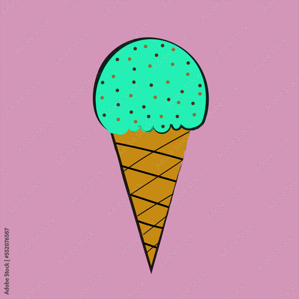 Mint ice cream for national ice cream day on 11 December Mint ice cream for national ice cream day on 11 December