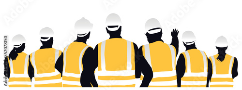 Seven Construction Workers