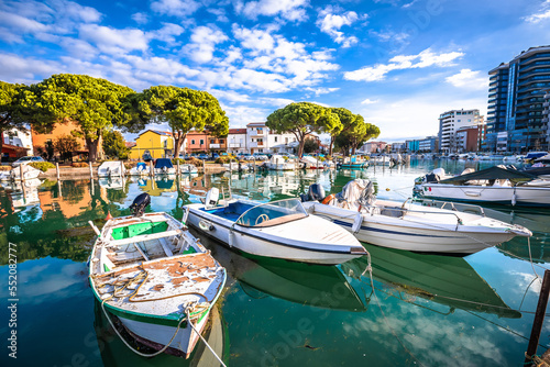 Town of Grado on Adriatic coast scenic harbor and architecture view