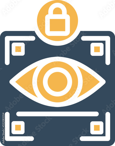 Retina Security Vector Icon

