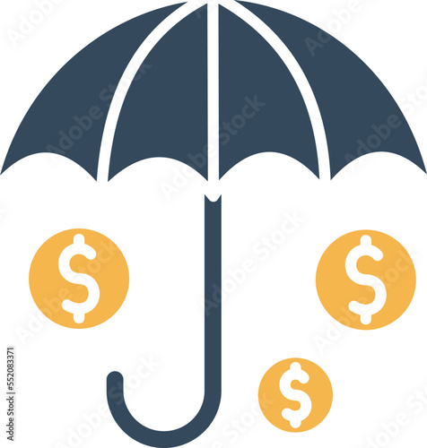 Dollar Protection Vector Icon

