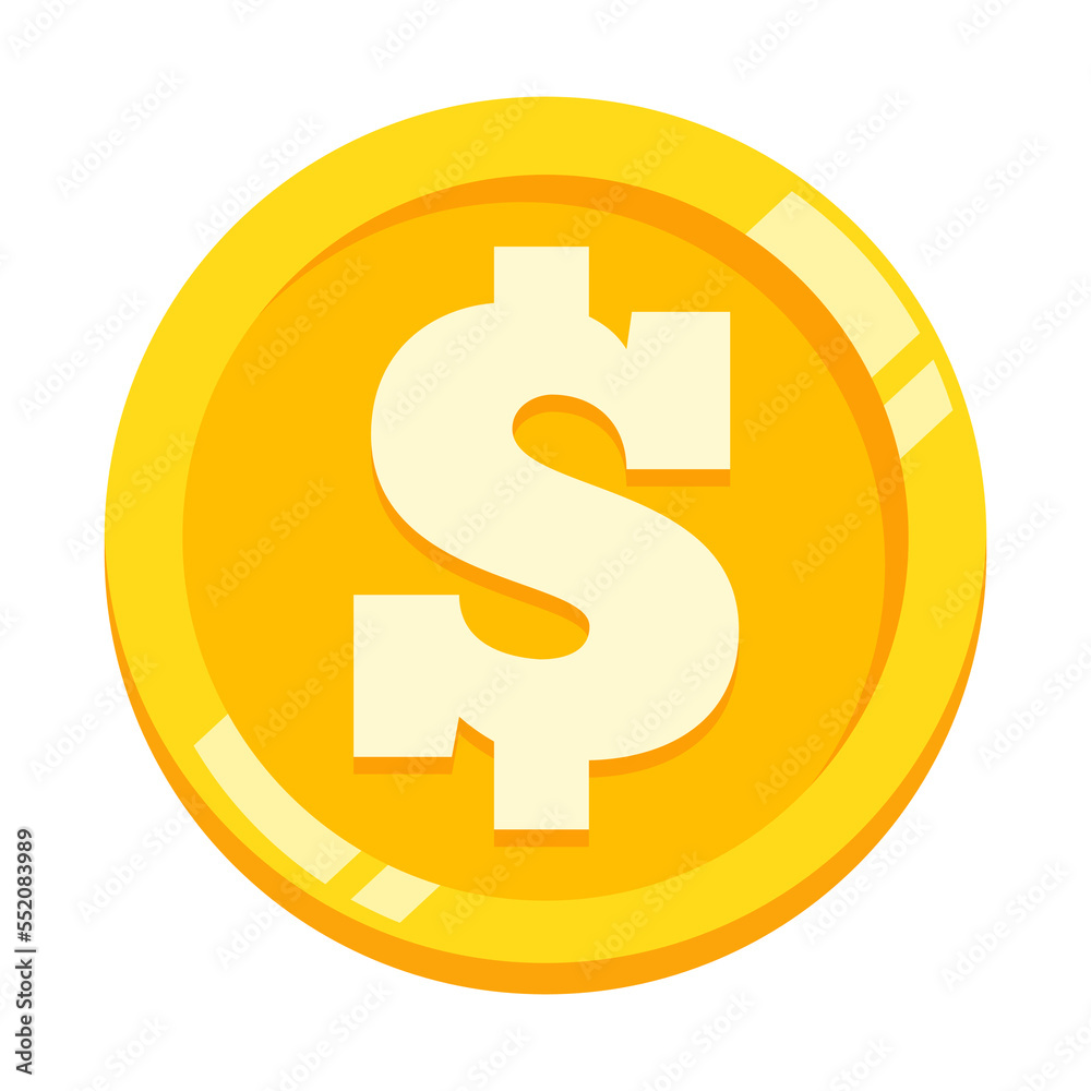 Vector image of coins. A design element for a website, applications, social networks. The concept of investments, business, profit and income. Vector image of coins. A design element for a website, applications, social networks. The concept of investments, business, profit and income.