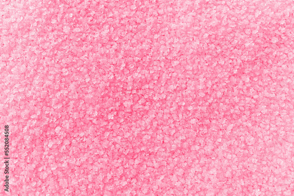 Abstract texture pink red snowy background Winter vertical background with snow crystals toned viva magenta color of the year 2023 Copy space, textured frozen surface, natural Abstract texture pink red snowy background Winter vertical background with snow crystals toned viva magenta color of the year 2023 Copy space, textured frozen surface, natural