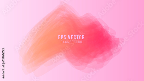 Pink Watercolor Abstract Background EPS 10 Vector For Illustration, Poster, Flyer, Social Media Template, Website