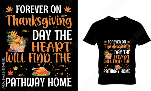 Thanksgiving don't just work till the...T-Shirt Design Template