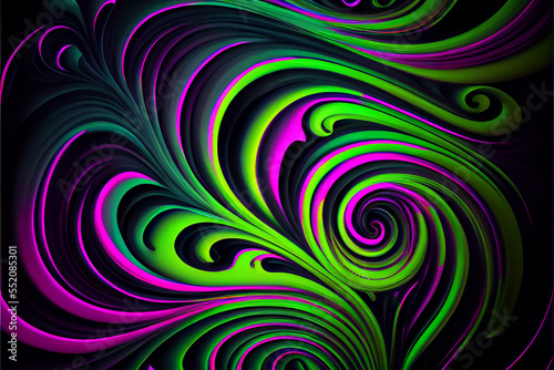 Swirling whirling ooze generative art © Elka