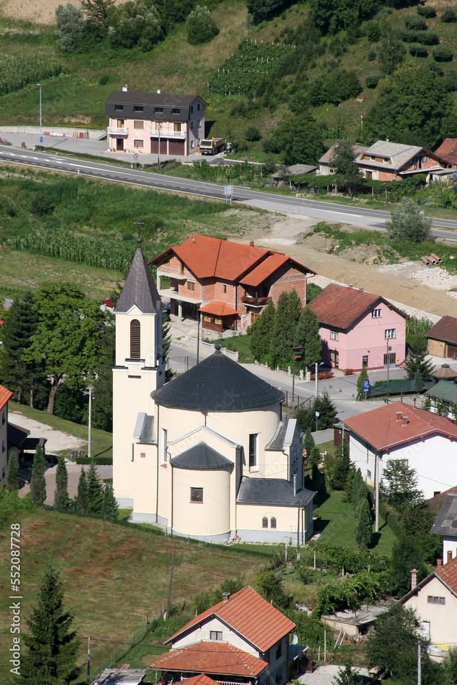 Parish church of the St. George in Durmanec, Zagorje region, Croatia