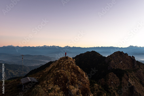 Mahabharat range of Nepal.