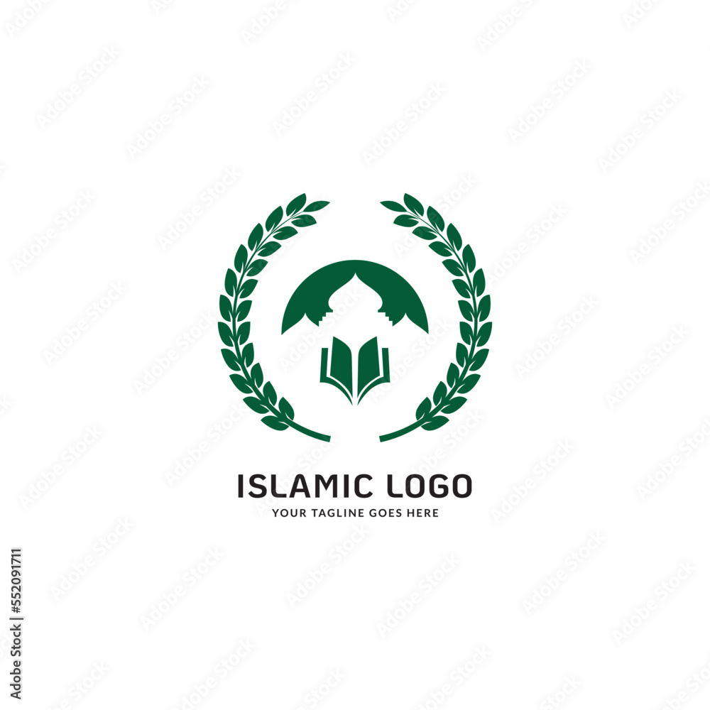 Islamic Logo design vector template.