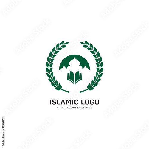Islamic Logo design vector template.