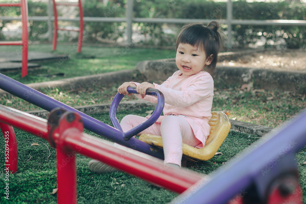 little child on playground
