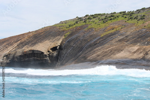 rocks meet ocean