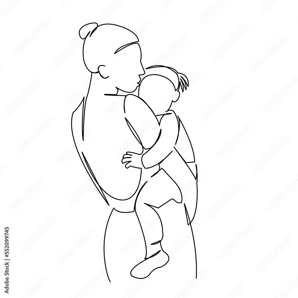 mother with daughter in her arms mother with daughter in her arms