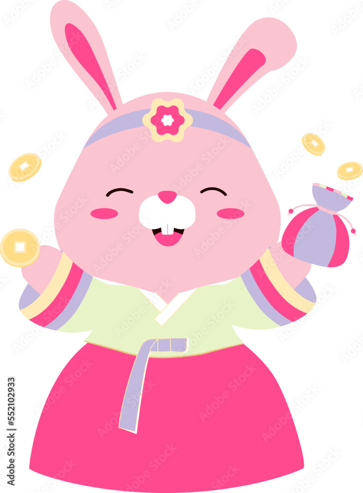 Rabbit in Korean Costume 3 Rabbit in Korean Costume 3