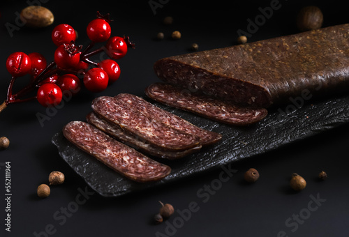 Beef Sujuk, shuzhuk or chuchuk. A delicacy 