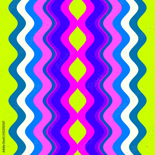 abstract colorful background with waves  pattern with colorful stripes