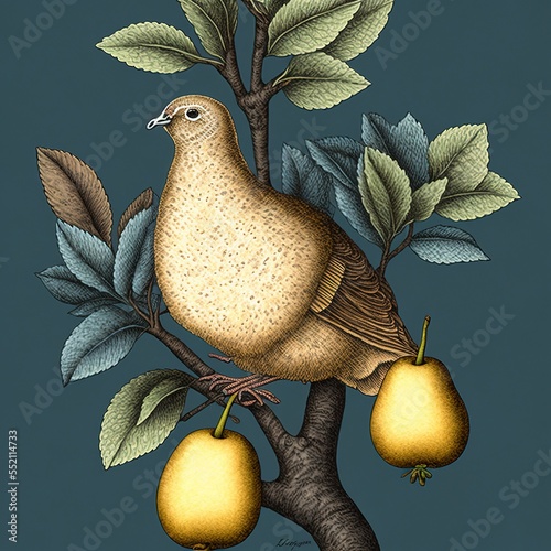 Photo Partridge in a pear tree