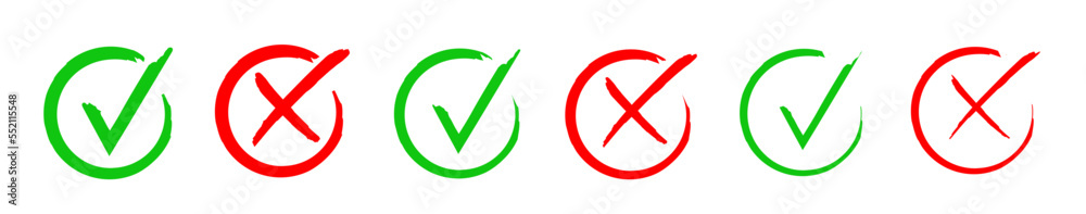 Obraz premium Checkmark icon. Vector illustration.