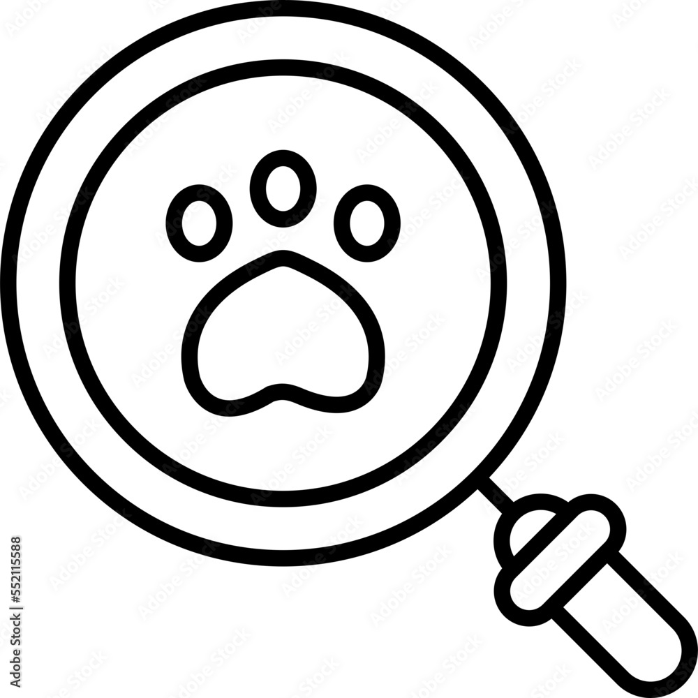 Fototapeta premium Footprint Icon