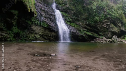 Autumn Landscape on the Fermona Waterfalls. photo