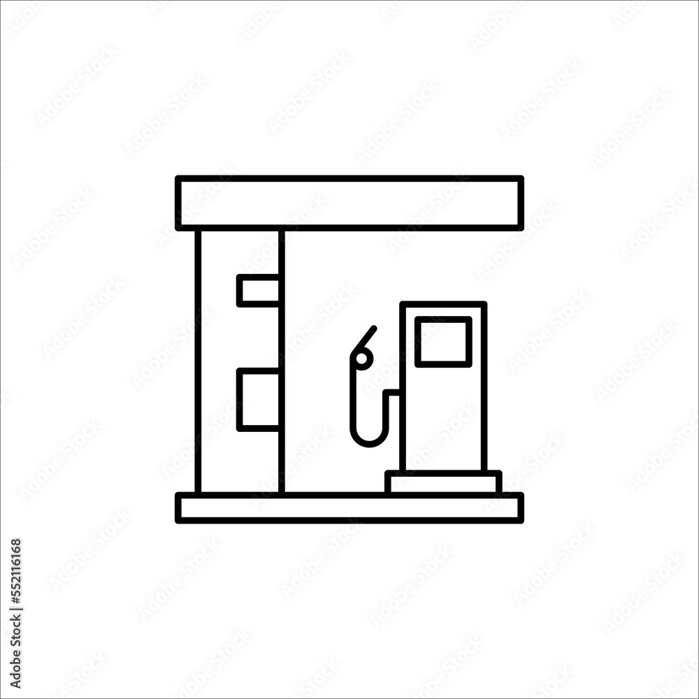 Fuel pump icon. gas station Vector illustration isolated on white background. Fuel pump icon. gas station Vector illustration isolated on white background.