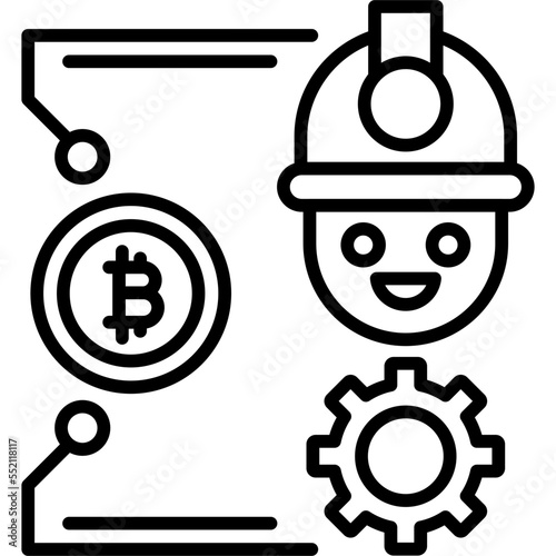 Bitcoin Craft Icon