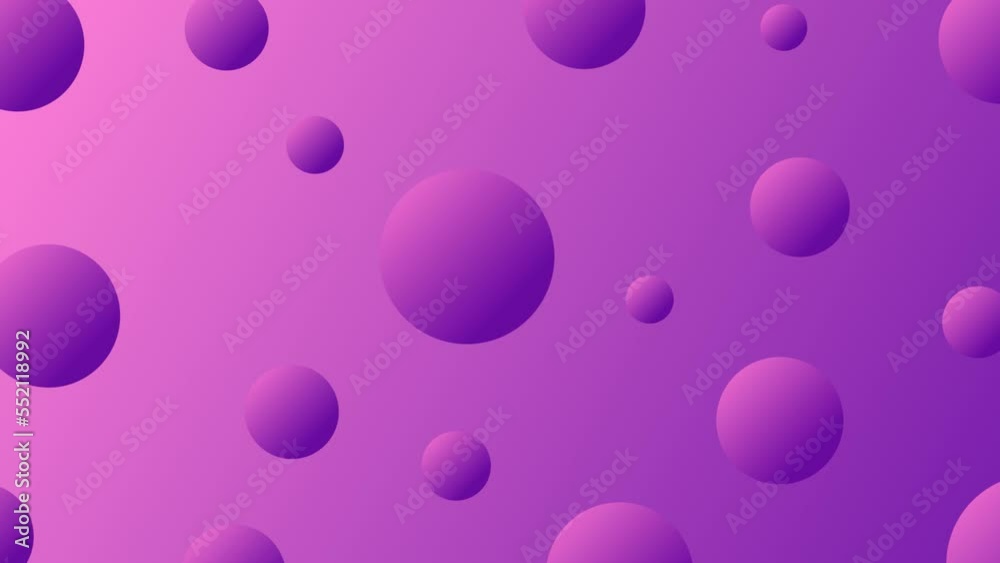 Animated Background with Abstract Gradient Circles
