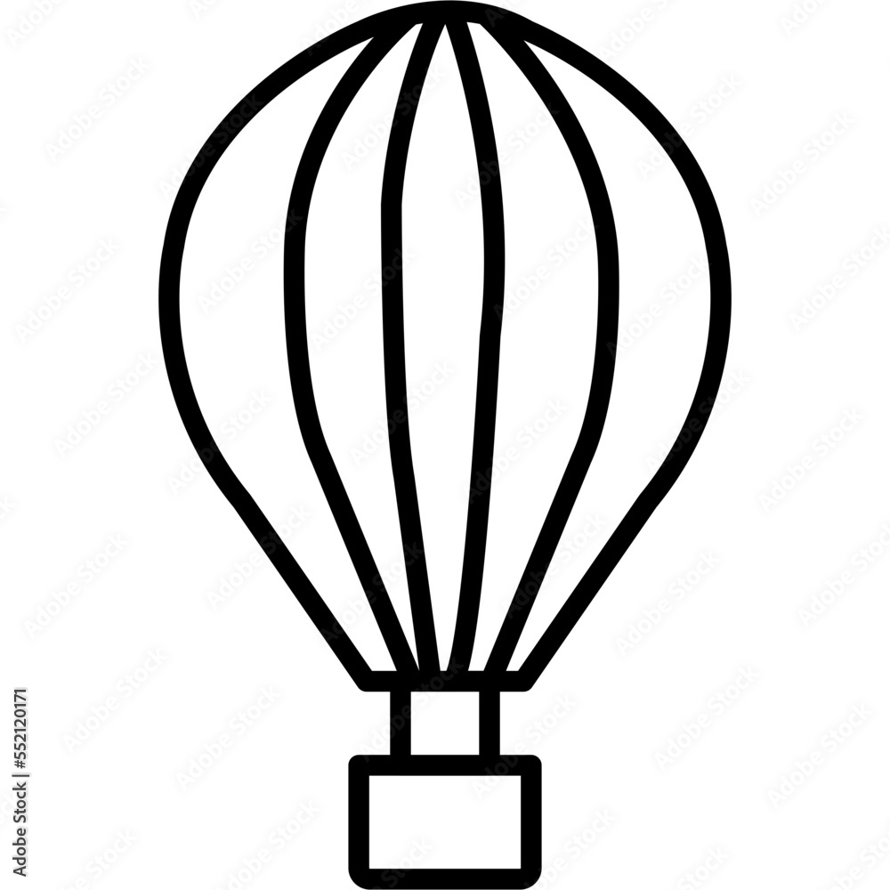 Hot Air Balloon Icon Hot Air Balloon Icon