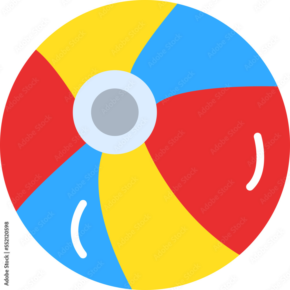 Beach Ball Icon Beach Ball Icon