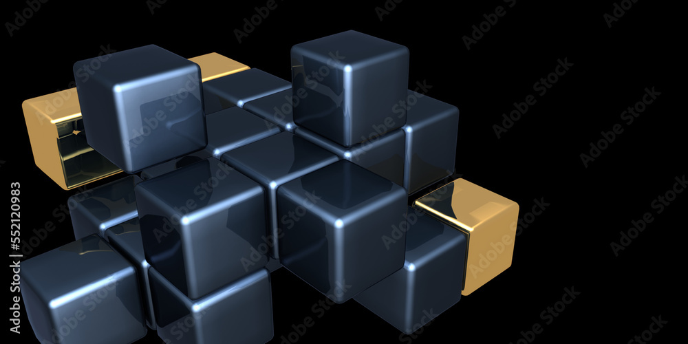 3d abstract background. 3d illustration . cubes 3d abstract background. 3d illustration . cubes