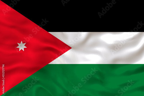 Free Download National flag  of Iordan. Background  with flag  of Iordan - GFXLoad