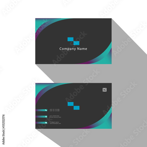 business card template photo