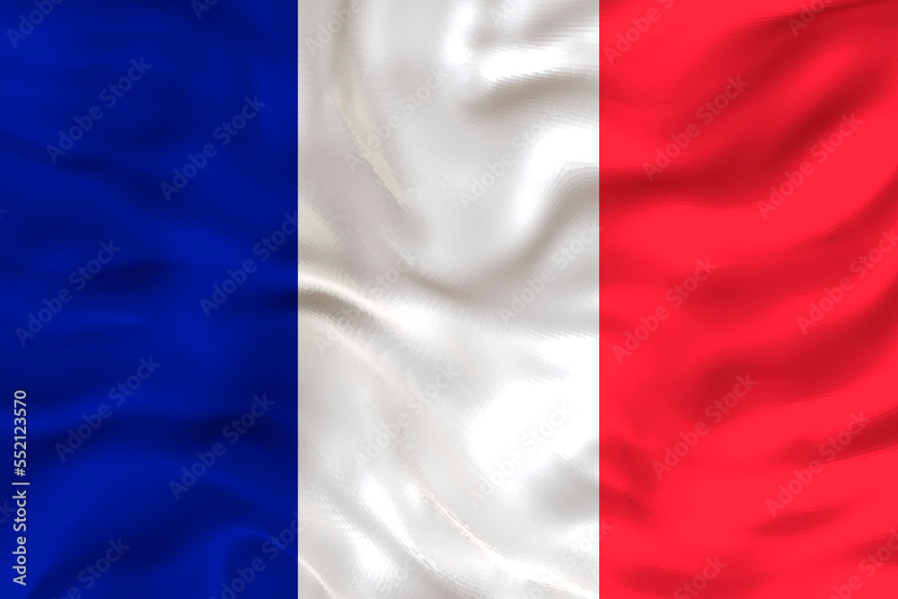 National flag of Clipperton island. Background with flag of Clipperton island. National flag of Clipperton island. Background with flag of Clipperton island.