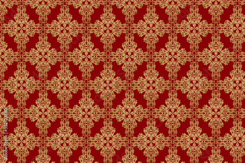 Red seamless pattern background. Suitable for textile, paper and stationery products such as invitations, notebooks and party supplies. It would be great for gifts and homeware products